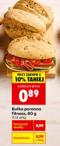 Biedronka Bułka poranna fitness oferta