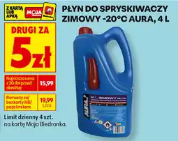 Biedronka Płyn do spryskiwaczy zimowy Aura oferta