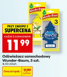 Biedronka Odświeżacz samochodowy Wunder-Baum oferta