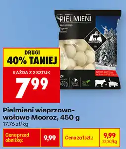 Biedronka Pielmieni wieprzowo-wołowe Mooroz oferta
