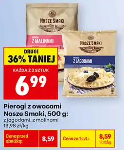 Biedronka Pierogi z owocami Nasze Smaki oferta