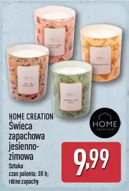 ALDI HOME CREATION Świece zapachowa jesiенно-zimowa oferta