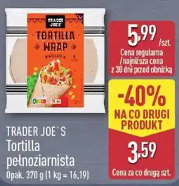 ALDI Trader Joe's Tortilla pełnoziarnista oferta