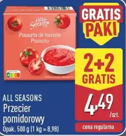 ALDI Przecier pomidorowy All Seasons oferta