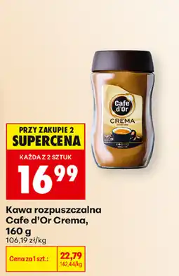 Biedronka Kawa rozpuszczalna Cafe d'Or Crema oferta