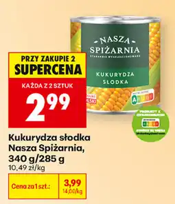 Biedronka Kukurydza słodka Nasza Spiżarnia oferta