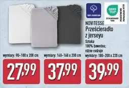 ALDI Prześcieradło z jerseyu oferta