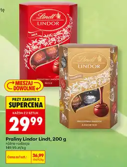 Biedronka Praliny Lindor Lindt oferta