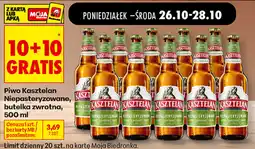 Biedronka Piwo Kasztelan Niepasteryzowane oferta