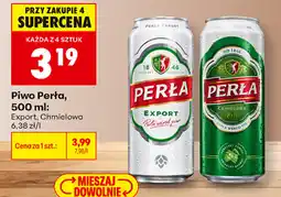 Biedronka Piwo Perła oferta
