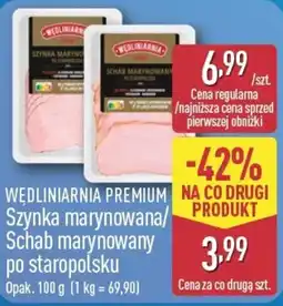 ALDI Wędliarnia Premium Szynka marynowana/Schab marynowany po staropolsku oferta