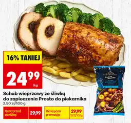 Biedronka Schab wieprzowy ze śliwką Prosto do piekarnika oferta
