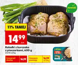 Biedronka Roladki z kurczaka z pieczarkami oferta