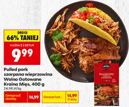 Biedronka Pulled pork szarpana wieprzowina Kraina Mięs oferta