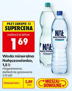 Biedronka Woda mineralna Nałęczowianka oferta