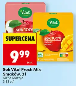 Biedronka Sok Vital Fresh Mix Smaków oferta