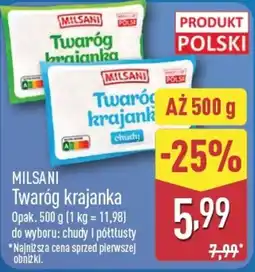 ALDI MILSANI Twaróg krajanka oferta