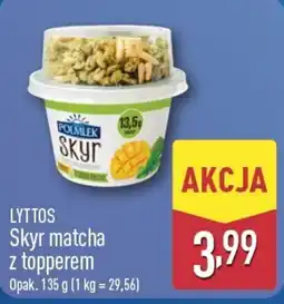 ALDI LyttoS Skyr matcha z topperem oferta