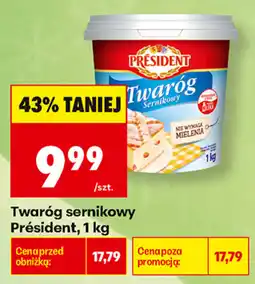 Biedronka Twaróg sernikowy Président oferta