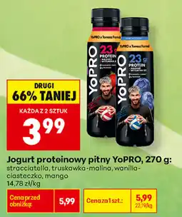 Biedronka Jogurt proteinowy pitny YoPRO oferta