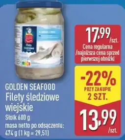 ALDI Golden Seafood Filety śledziowe wiejskie oferta