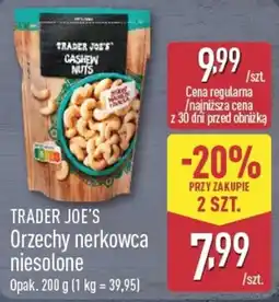ALDI Orzechy nerkowca niesolone oferta