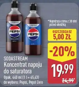 ALDI Sodastream Koncentrat napoju do saturatora oferta