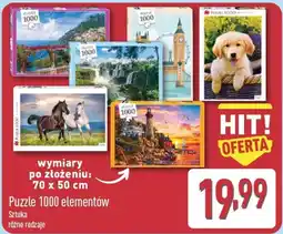 ALDI Puzzle 1000 elementów oferta