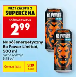 Biedronka Napój energetyczny Be Power Limited oferta