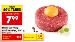 Biedronka Tatar wołowy Kraina Mięs oferta