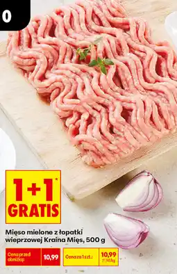 Biedronka Mięso mielone z łopatki wieprzowej Kraina Mięs oferta