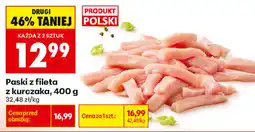 Biedronka Paski z fileta z kurczaka oferta