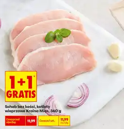 Biedronka Schab bez kości, kotlety wieprzowe Kraina Mięs oferta