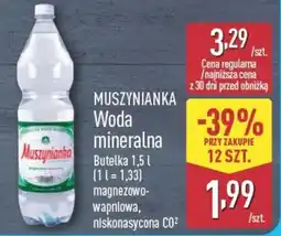 ALDI Muszynianka Woda mineralna oferta