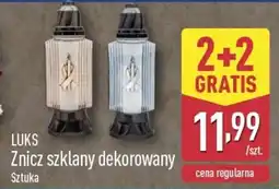 ALDI Znicz szklany dekorowany oferta