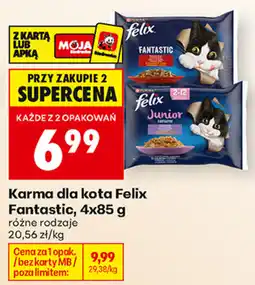 Biedronka Karma dla kota Felix Fantastic oferta