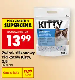 Biedronka Żwirek silikonowy dla kotów Kitty oferta