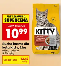 Biedronka Sucha karma dla kota Kitty oferta