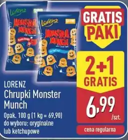 ALDI Chrupki Monster Munch Lorenz oferta