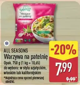 ALDI All Seasons Warzywa na patelnię oferta