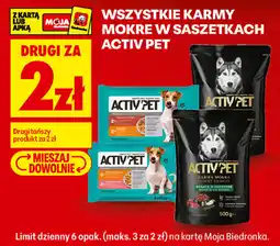 Biedronka Karma mokra Activ Pet oferta
