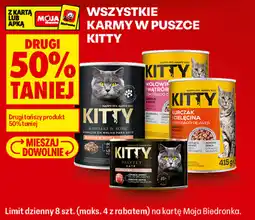 Biedronka Karmy w puszce Kitty oferta