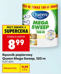 Biedronka Ręcznik papierowy Queen Mega Sweep oferta