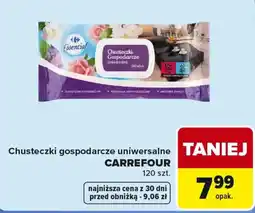 Carrefour Market Chusteczki gospodarcze uniwersalne Essential oferta