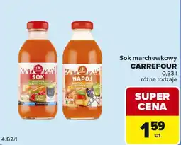 Carrefour Market Sok marchewkowy CARREFOUR oferta