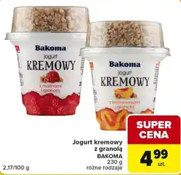 Carrefour Market Jogurt kremowy z granolą Bakoma oferta