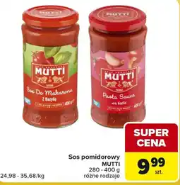 Carrefour Market Sos pomidorowy MUTTI oferta