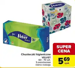 Carrefour Market Chusteczki higieniczne Velvet oferta