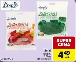 Carrefour Market Żelki SIMPL różne rodzaje oferta