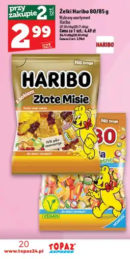 Topaz Express Haribo Złote Misie oferta